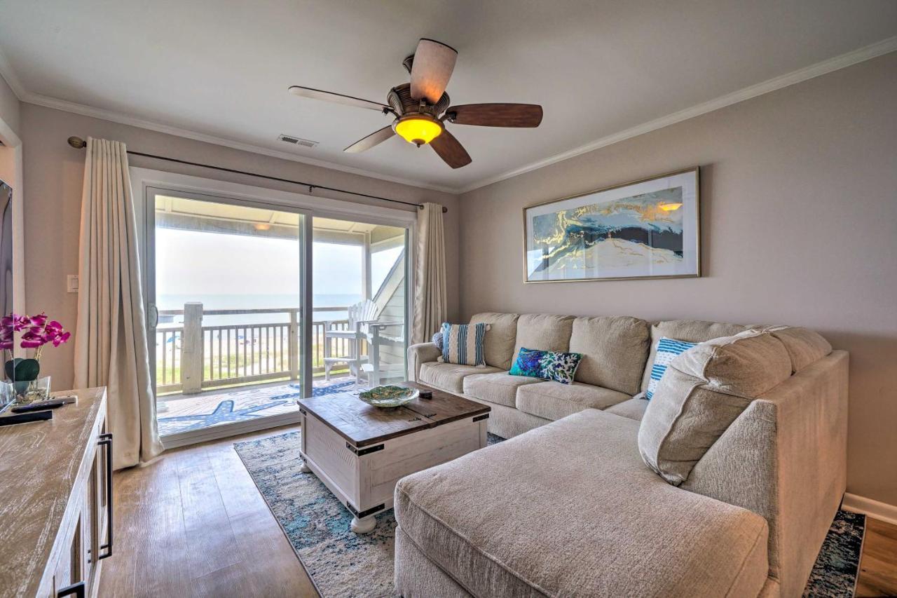 Beachfront Condo With Unobstructed Ocean Views! Остров Оук Экстерьер фото